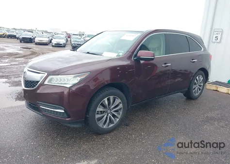 2014 Acura Mdx Technology Pkg W/Entertainment Pkg from USA, damaged, VIN 5FRYD4H66EB048648